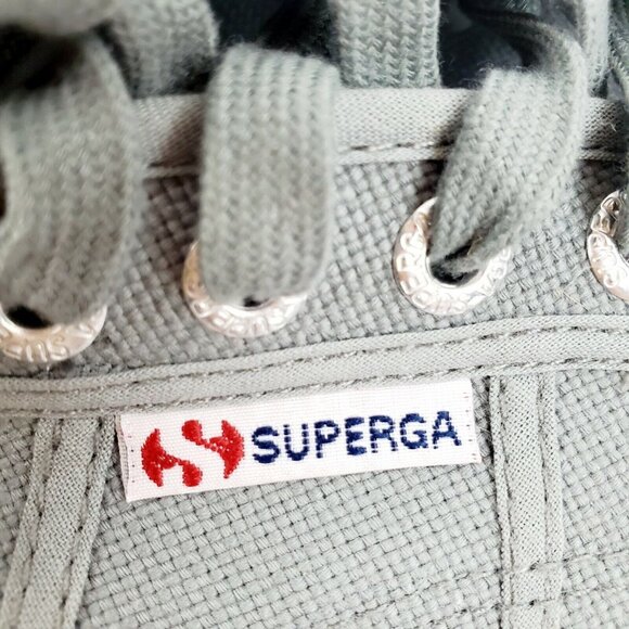 Superga Unisex Gray Cotu Classic S000010-M38 Sneakers Women's 7 Men's 5.5 LOOK! - Picture 8 of 11